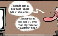 Ảnh biếm họa: Thật khó để coi lại bàn-thắng-không-hợp-lệ của Messi