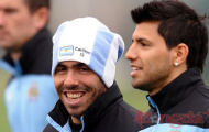 Aguero chấn thương, cơ hội đến rồi Tevez ơi!