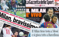 Báo giới Italia tung hô chiến tích “bắt chết” Messi của AC Milan