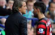 Video: Mancini lấp liếm về lý do chấn thương của Aguero (từ phút thứ 7)