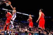 Video NBA: Oklahoma City Thunder thắng áp đảo Chicago Bulls