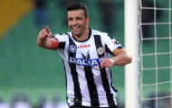 Quyết không nghỉ ngơi, Di Natale sẽ ra sân đối đầu cùng Roma