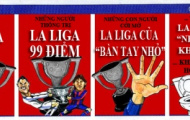 Ảnh biếm họa: Barca và ký ức 3 mùa vô địch La Liga liên tiếp