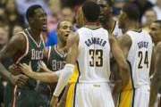 Video NBA: Vụ ẩu đả giữa cầu thủ của Milwaukee Bucks và Indiana Pacers