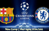 Tường thuật trực tiếp bán kết lượt về Champions League: Barcelona 2 - 2 Chelsea (KT)
