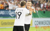 Loew hài lòng với Goetze và Schweinsteiger