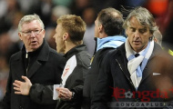 Sir Alex văng tục với Mancini?