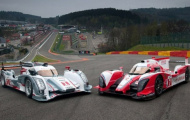 Toyota TS030 chạm trán Audi R18 E-Tron Quattro