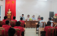 Lãnh đạo VFF động viên Đội tuyển U19 Quốc gia