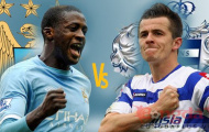 Điểm nóng Man City-QPR: Barton có ngăn nổi Yaya Toure?