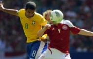 Video loạt trận giao hữu: Hulk tỏa sáng giúp Brazil thắng 'dễ' Đan Mạch
