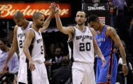 Play-off NBA: Giữ vững mạch toàn thắng, Spurs vượt lên dẫn trước Thunder
