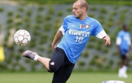 Man City đặt giá 30 triệu bảng mua Sneijder