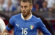Italia khủng hoảng hàng thủ: De Rossi có thể đá trung vệ