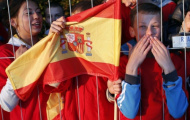 Chùm ảnh: ĐKVĐ Tây Ban Nha đã đến Ba Lan