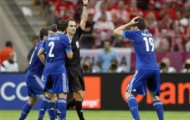 Video: Tình huống dẫn đến chiếc thẻ đỏ đầu tiên của EURO 2012