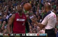 Video NBA: Wade bất ngờ nhận nguyên quả bóng vào đầu