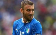 Italia: De Rossi được ví như... máy định vị GPS