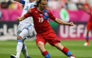 Video EURO 2012: Bàn thắng mở tỉ số trận Hy Lạp - CH Czech của Jiracek