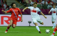 Chùm ảnh EURO 2012: Trận hòa mãn nhãn giữa Ba Lan và Nga