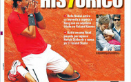 Giới truyền thông ngả mũ trước Rafael Nadal