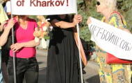 Phóng sự ảnh: Biểu tình chống EURO 2012 ở Kharkov