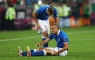 Đội Tuyển Italia: Chiellini có nguy cơ nghỉ hết mùa Euro 2012