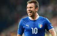 Cassano: Như được sống trong mơ với bàn thắng vào lưới CH Ireland