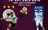 Tường thuật trực tiếp Euro 2012: Đức 4 - 2 Hy Lạp (KT)