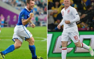 Rooney vs. Cassano: Cuối cùng, thần đồng đã lớn