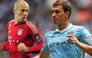 Robben và Dzeko sẽ đổi chỗ cho nhau?