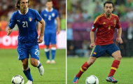 Pirlo đối đầu với Xavi & co: Nghẹt thở ở giữa sân
