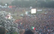 Video: Toàn cảnh 200.000 người Ý tập trung coi trận chung kết EURO 2012 tại Circo Massimo ở Rome