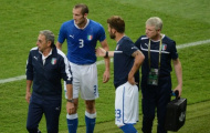 Chiellini bỏ lỡ trận tranh Siêu Cúp Ý