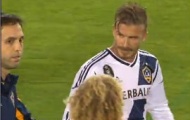 Video: Hành động phi thể thao của Beckham (LA Galaxy vs San Jose Earthquakes)