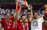 Euro 2012: Màn giới thiệu cầu thủ trong lễ ăn mừng của Tây Ban Nha (Phần 1)