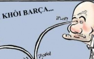 Ảnh biếm họa: Phản ứng của Pep Guardiola khi Keita ra đi