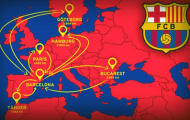 Barca “chạy sô” đá giao hữu