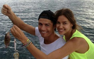 Ronaldo cùng Irina trổ tài câu cá ở Thái Lan