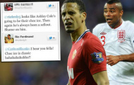 Tức Terry, Rio Ferdinand gọi Ashley Cole là “sô cô la đen”