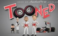 Phim hoạt hình về Jenson Button và Lewis Hamilton