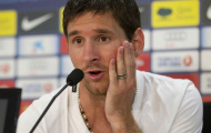 Messi vui vẻ trả lời cùng một câu hỏi đến... 7 lần