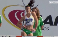 Người đẹp chạy rào được ví như Megan Fox thể thao