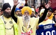 Vận động viên marathon 101 tuổi rước đuốc Olympic