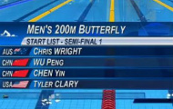 Video Olympic: Bán Kết bơi 100m bướm nam