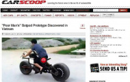 Mô tô độ kiểu Batman ở Việt Nam lên báo nước ngoài