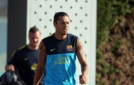Adriano dính chấn thương, Jordi Alba chưa tập trung cùng Barca
