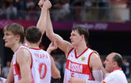Bóng rổ nam Olympic - Bảng B: Nga đánh bại Á quân Olympic Tây Ban Nha
