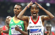Mo Farah lập cú đúp HCV chạy 5000m và 10000m