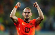 Sneijder lần đầu tiên được trao băng thủ quân ĐT Hà Lan